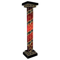 Red Carpet 3-D Tall Party Column Prop - Bulk 2 Pack