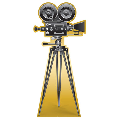 Red Carpet Movie Camera Party Stand-Up Decoration