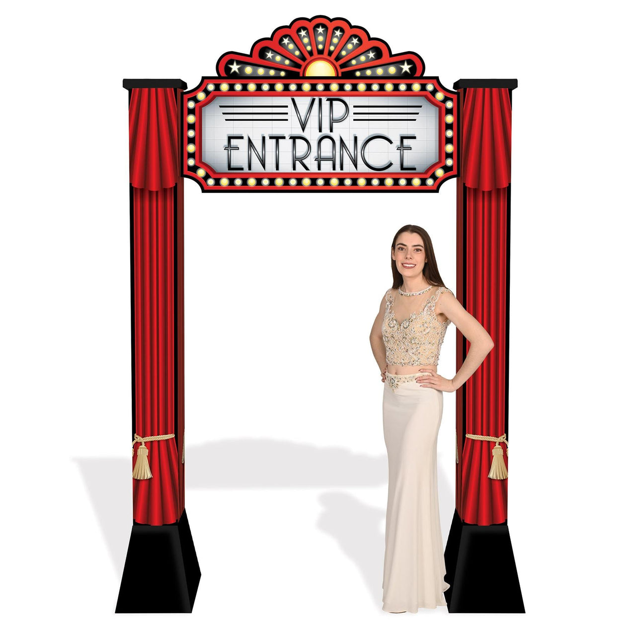 Beistle Red Carpet 3-D Archway Prop