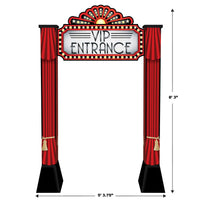 Beistle Red Carpet 3-D Archway Prop