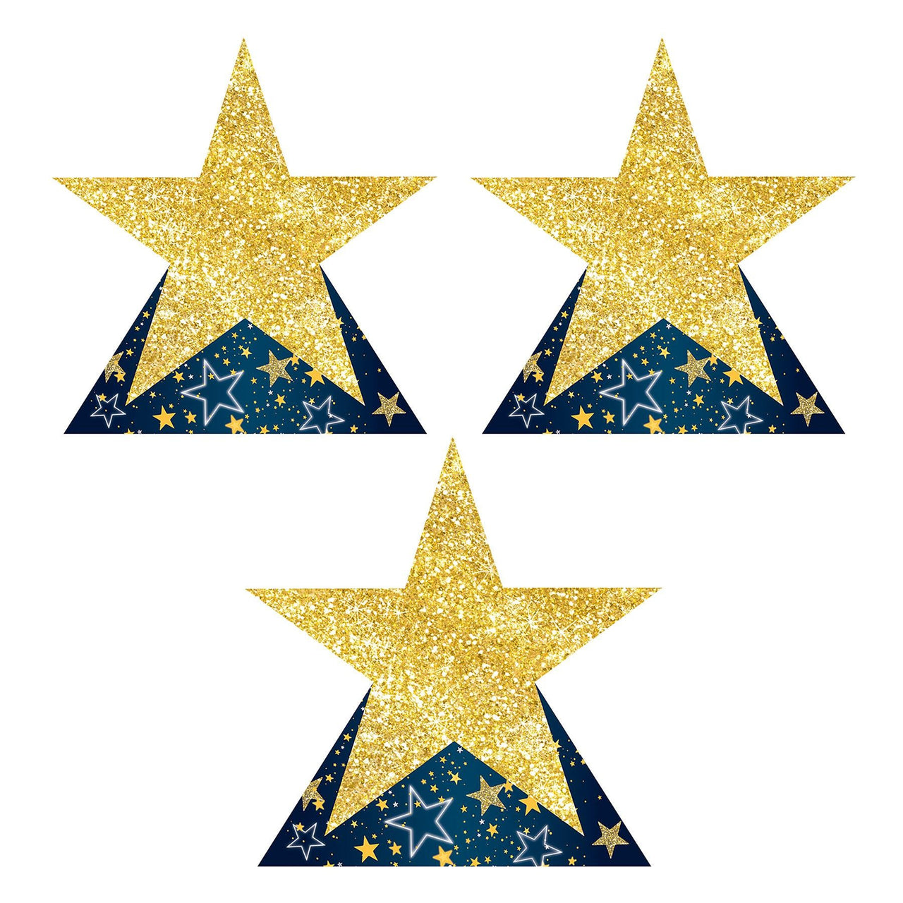 Starry Night Party 3-Piece Stand-Up Decoration