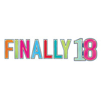 Foil Finally 18 Streamer multi-color - Bulk 12 Pack