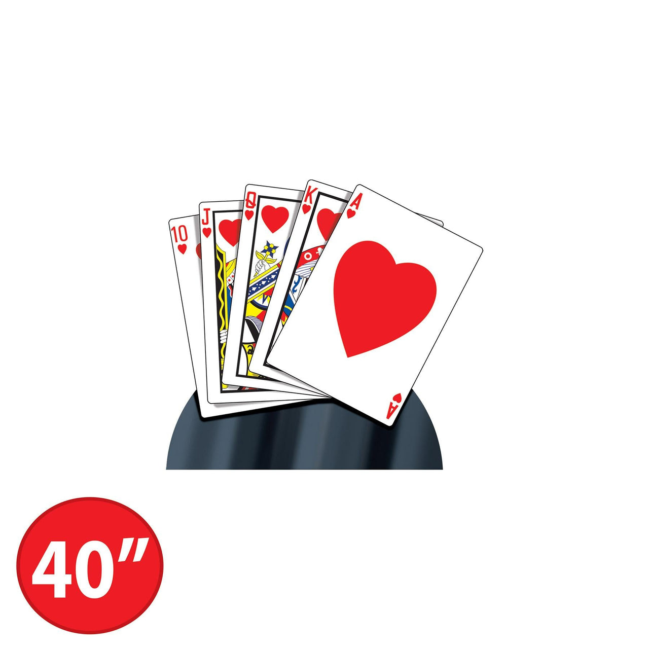 Casino Royal Flush Stand-Up - 3 Foot Casino Royal Flush Stand-Up