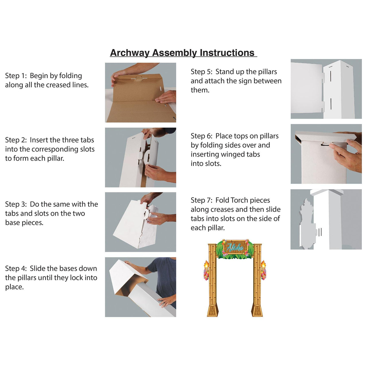Western 3-D Archway Prop - Prom 3-D Archway Prop 90 inch x 6 Feet