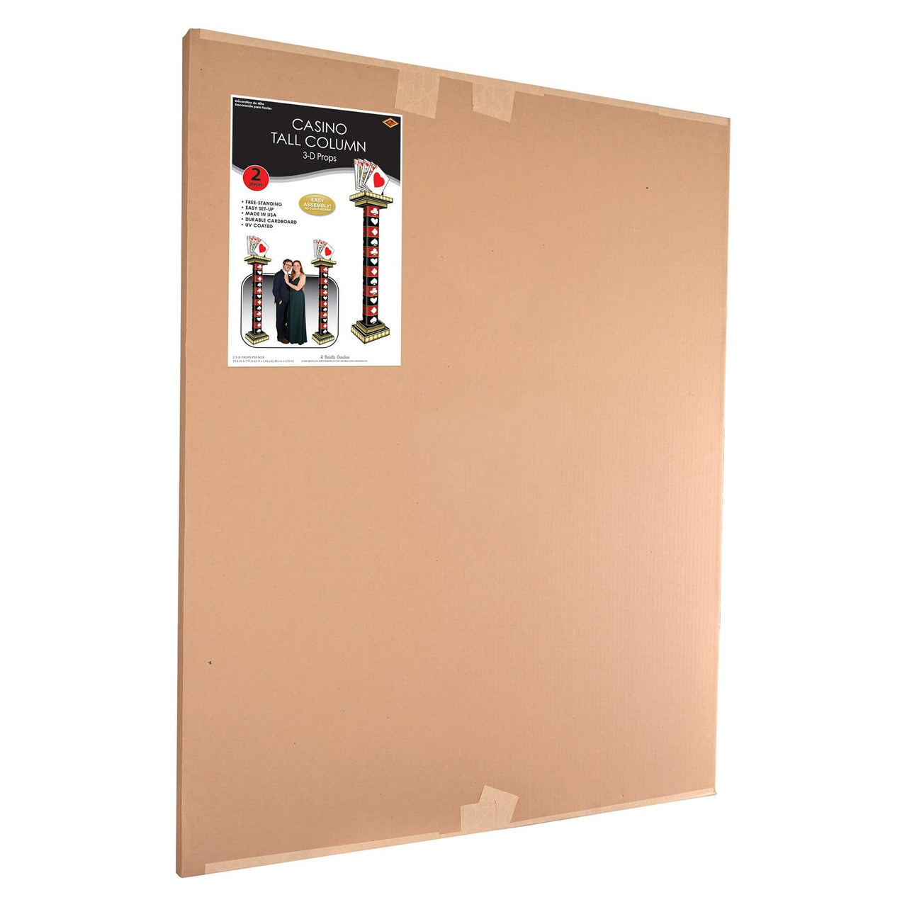 Casino 3-D Tall Column Props - Prom Decor - 7 Feet x 19.5 Inch