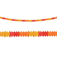 Beistle Ceiling Drops Golden-Yellow, Orange, Red - 4.5-inch x 14.5-feet Size - Thanksgiving/Fall Ceiling Decor