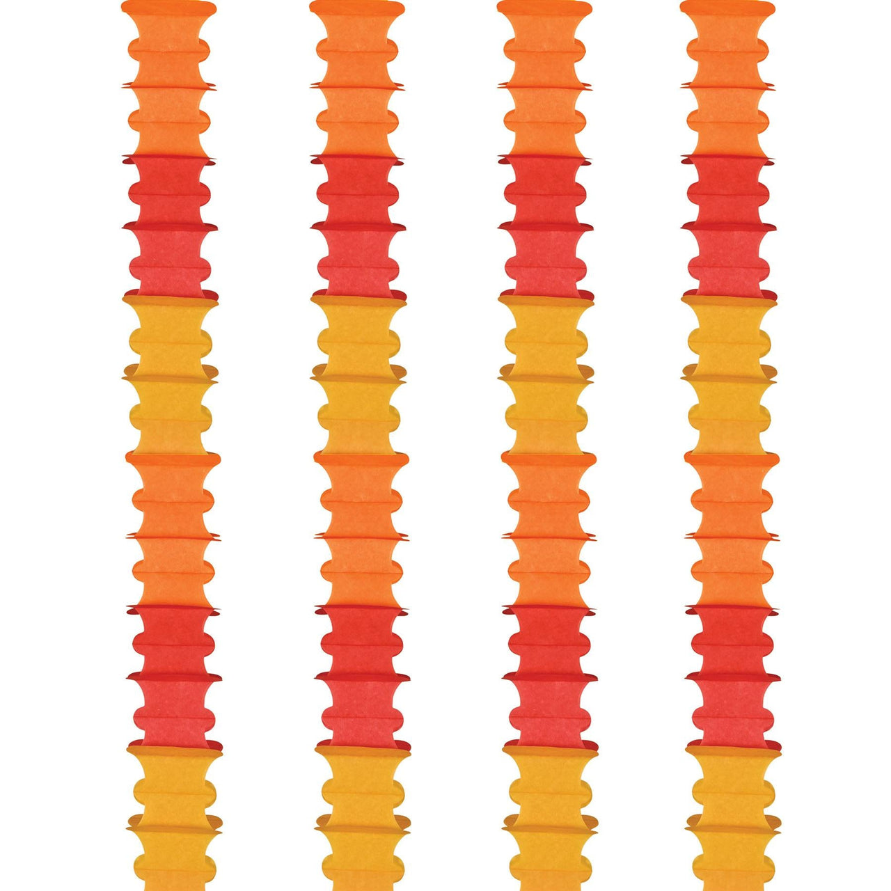 Ceiling Drops golden-yellow, orange, red - Bulk 48 Pack