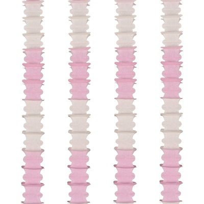 Ceiling Drops pink/white - Bulk 48 Pack