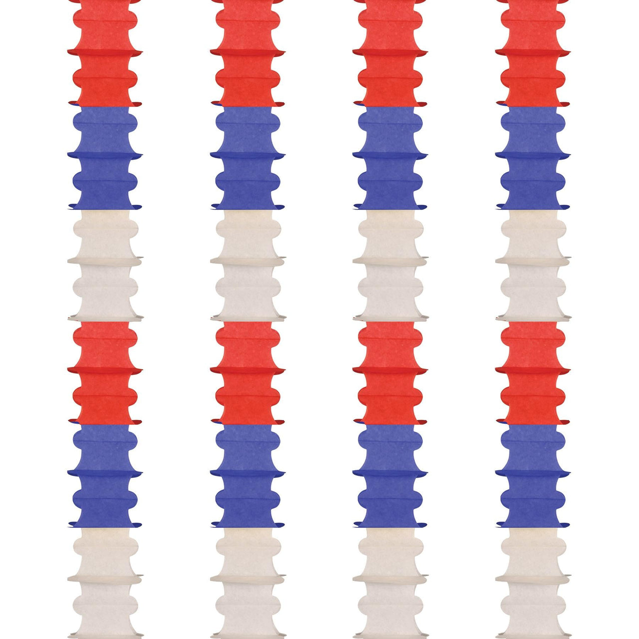 Ceiling Drops red, white, blue - Bulk 48 Pack