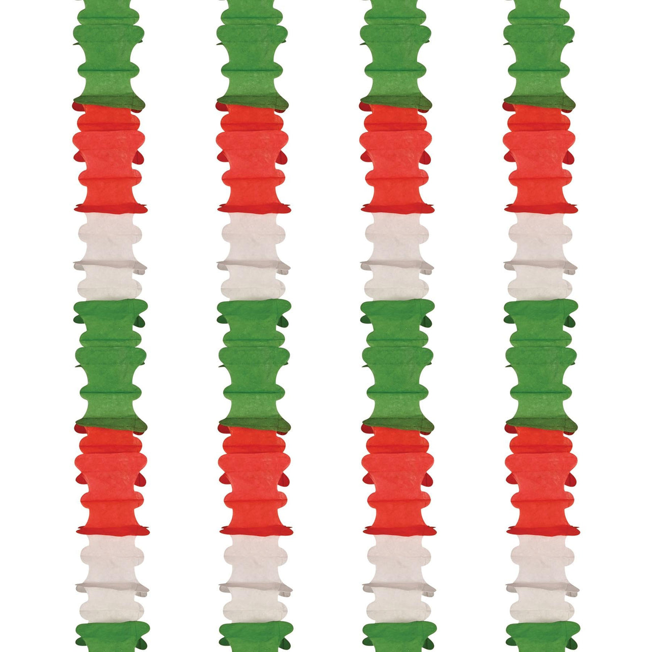 Ceiling Drops red, white, green - Bulk 48 Pack