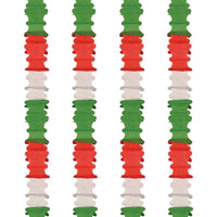 Ceiling Drops red, white, green - Bulk 48 Pack