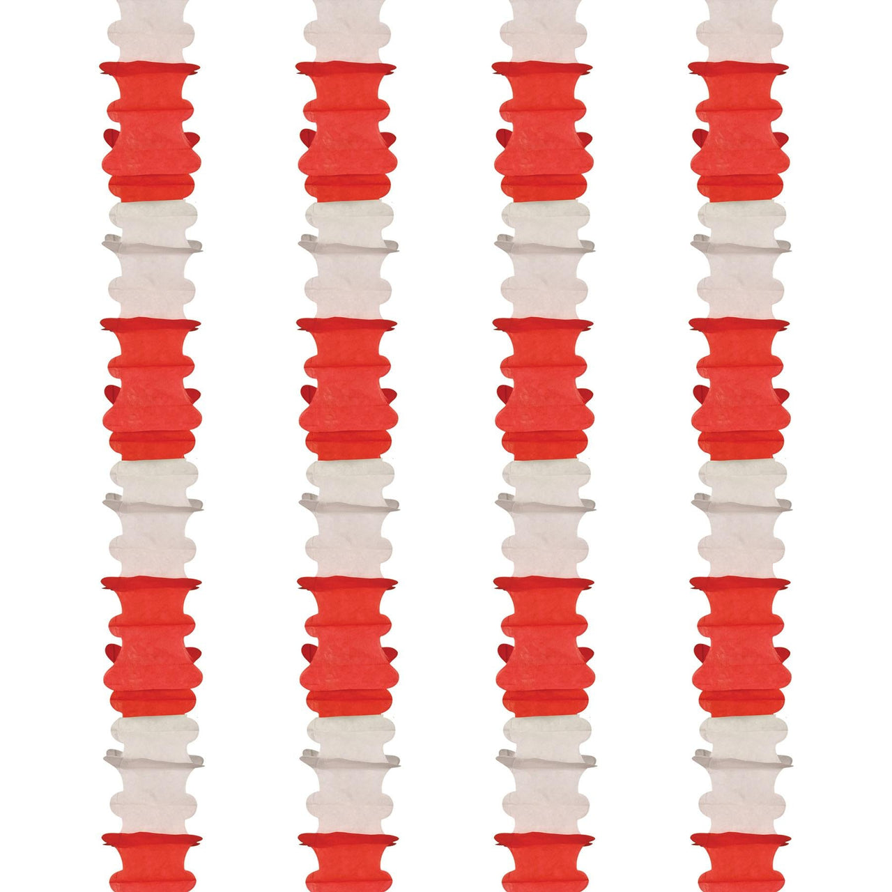 Ceiling Drops red/white - Bulk 48 Pack