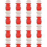 Ceiling Drops red/white - Bulk 48 Pack