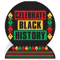 3-D Celebrate Black History Month Centerpiece - Bulk 12 Pack