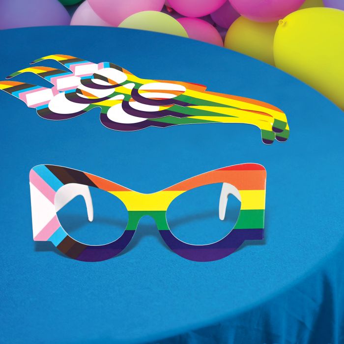 48 Pack Bulk Pride Flag Eyeglasses