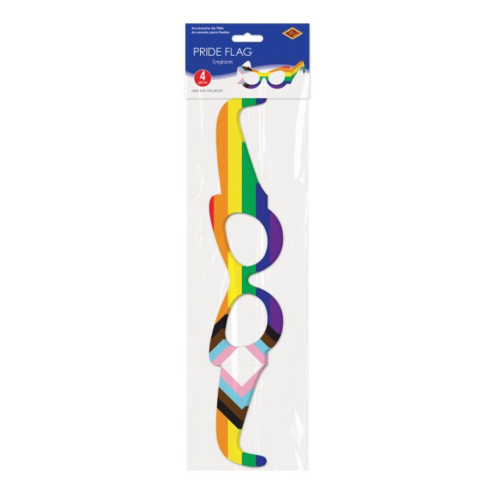 48 Pack Bulk Pride Flag Eyeglasses