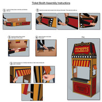 3-D Ticket Booth Prop (1 per package)