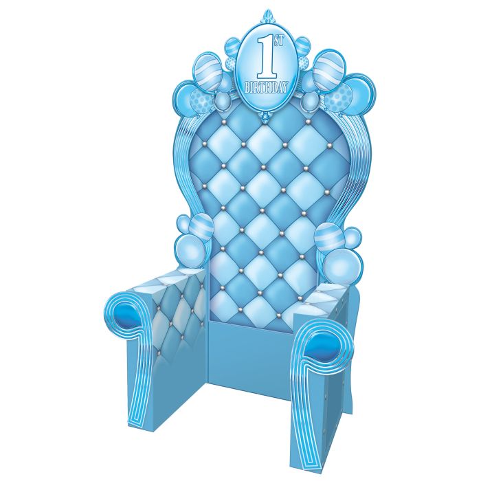 3-D 1st Birthday Throne Prop (1 per package)