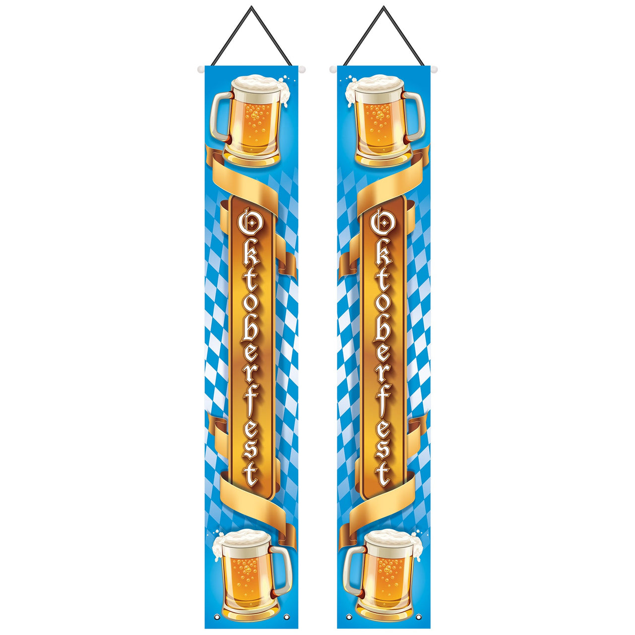 Oktoberfest Fabric Door Panel Set - Bulk/12 Panel Sets