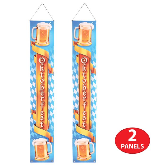 12 Pack Bulk Oktoberfest Fabric Door Panel Set