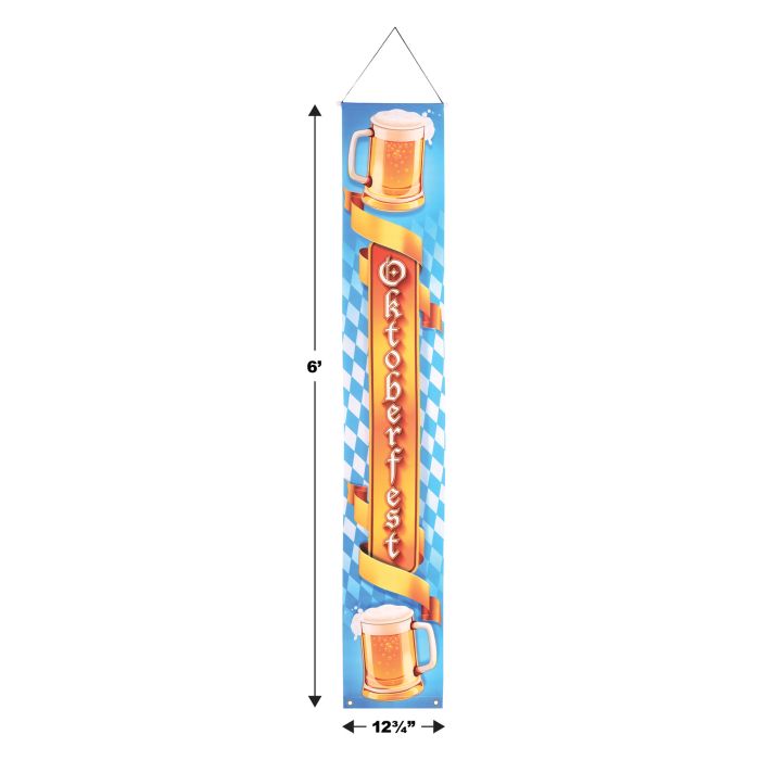 12 Pack Bulk Oktoberfest Fabric Door Panel Set