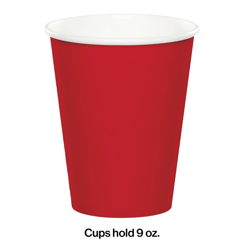 Classic Red Hot/Cold Paper Cups 9 Oz., 8 ct Party Decoration
