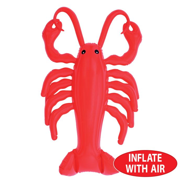 12 Pack Bulk Inflatable Crawfish