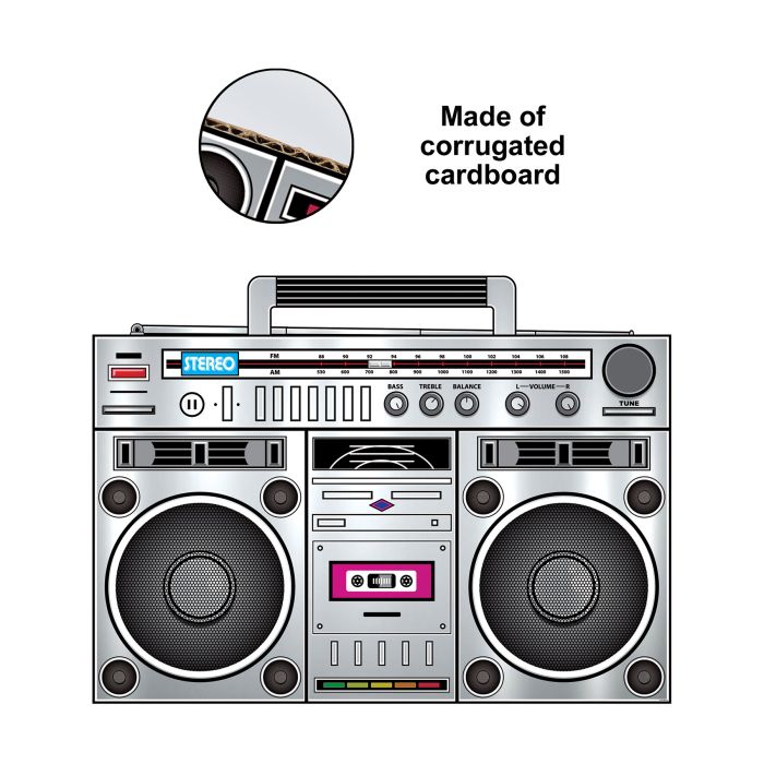 Boom Box Stand-Up (1 per package)