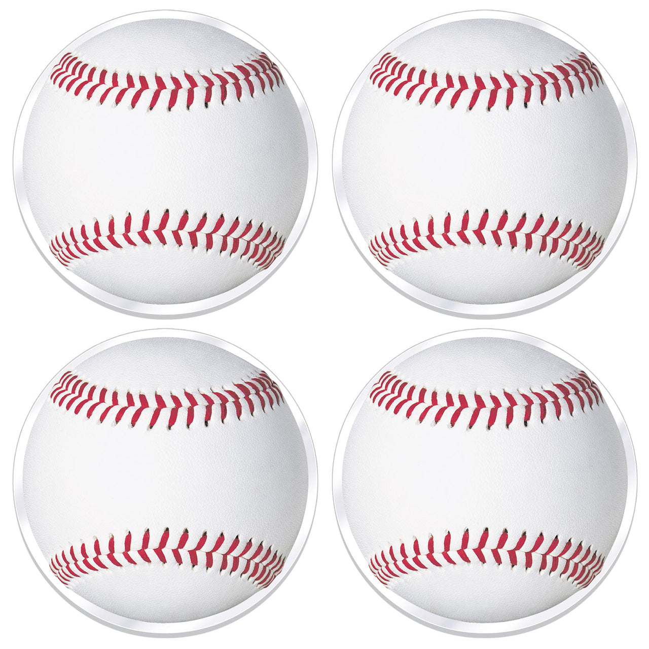 Plastic Baseball Placemats - Bulk 48 Pack