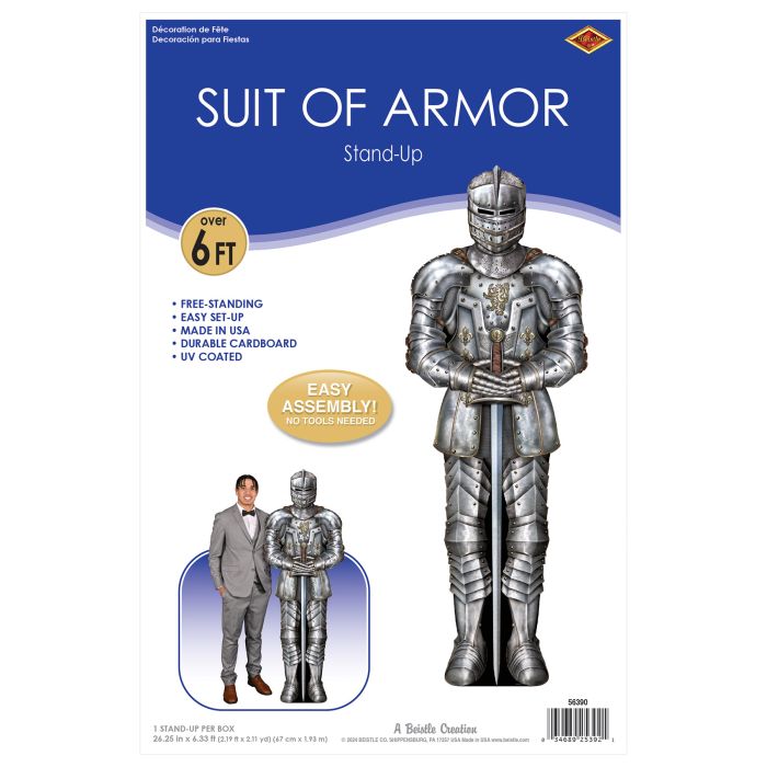 4 Pack Bulk Suit Of Armor Stand-Up