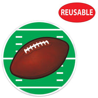48 Pack Bulk Plastic Football Placemats
