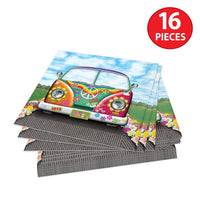 192 Pack Beistle Hippie Bus Luncheon Napkins