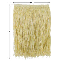 12 Pack Bulk Natural Colored King Size Hula Skirt