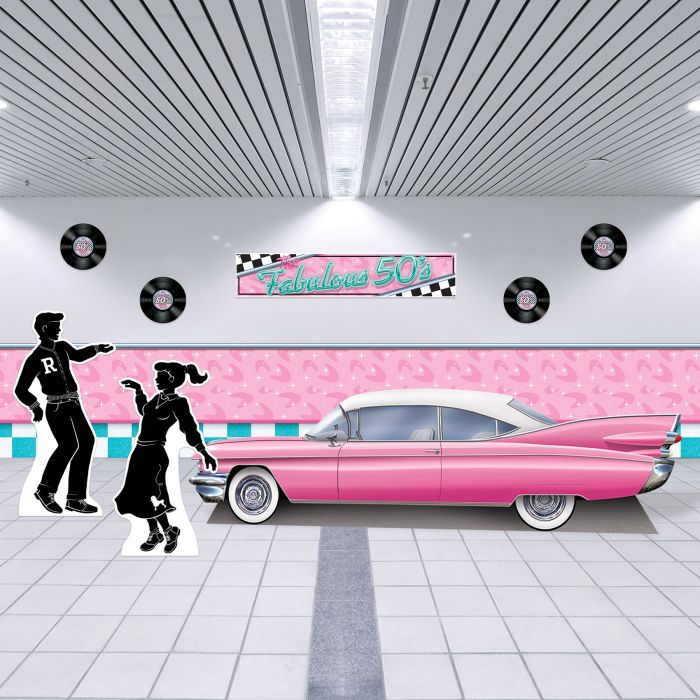 8 Pack Bulk 50's Dancing Silhouette Stand-Ups