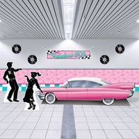 8 Pack Bulk 50's Dancing Silhouette Stand-Ups