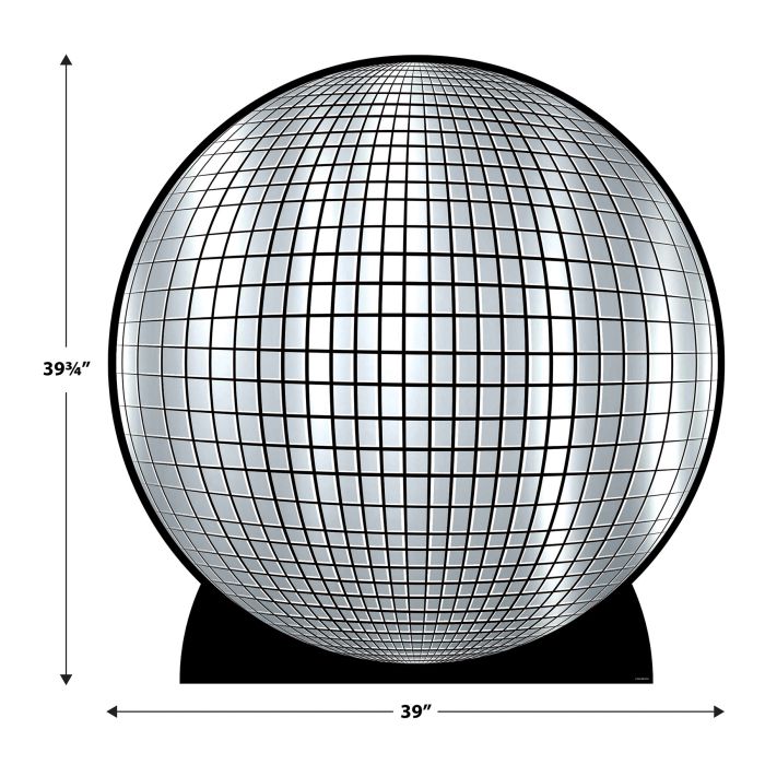 4 Pack Bulk Disco Ball Stand-Up
