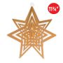 12 Pack Beistle Gold 3-D Plastic Star Centerpiece
