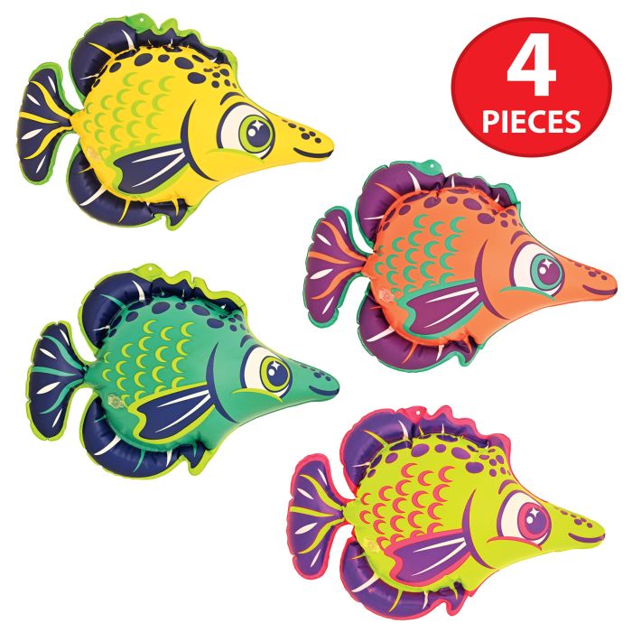 24 Pack Bulk Inflatable Fish