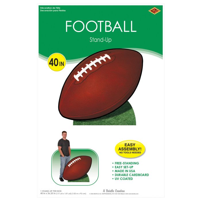 4 Pack Bulk Football Stand-Up