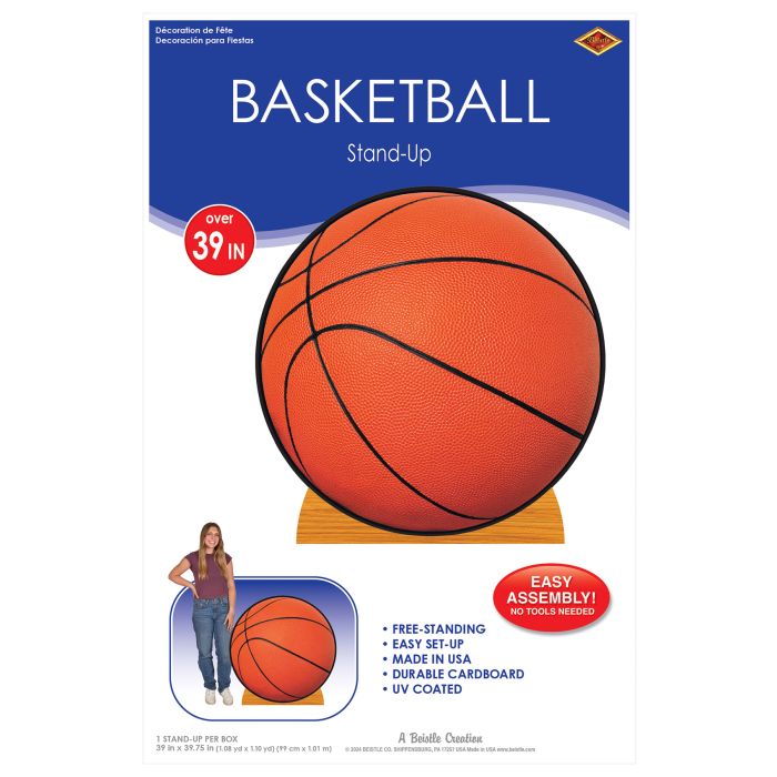 4 Pack Bulk Basketball Stand-Up