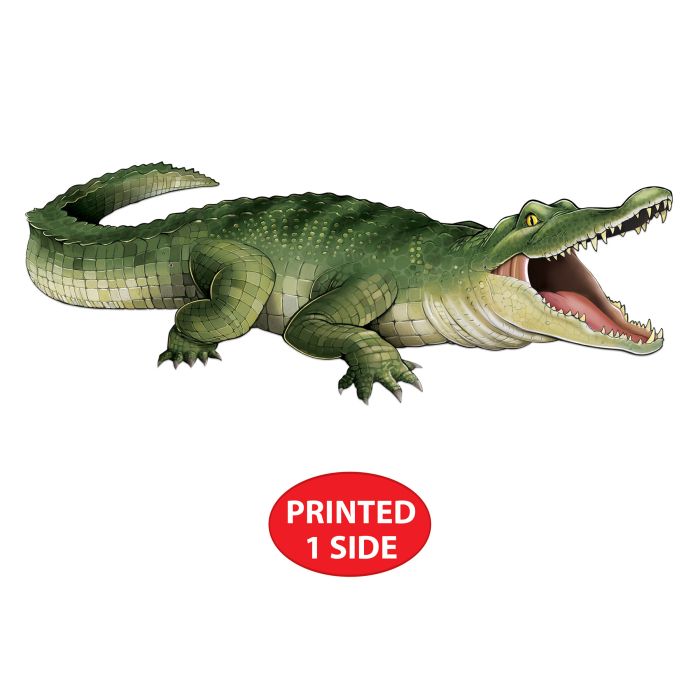 12 Pack Bulk Jointed Crocodile Wall Decoration