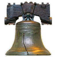 Liberty Bell Stand-Up Decoration - Bulk 4 Pack