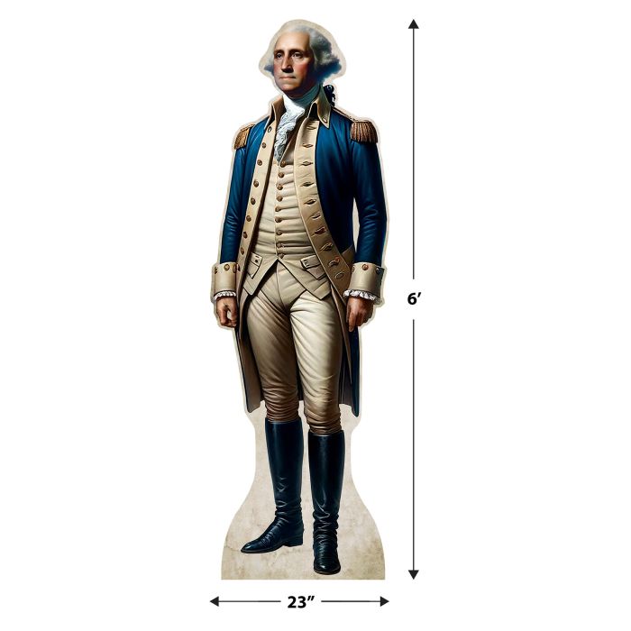 4 Pack Bulk George Washington Stand-Up