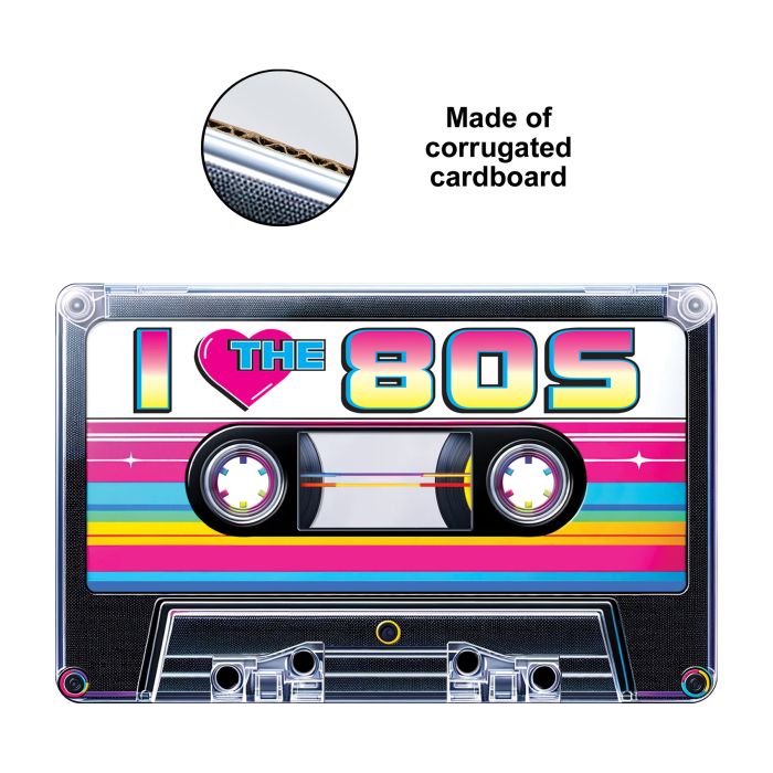 80's Cassette Stand-Up (1 per package)