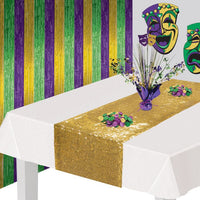 12 Pack Bulk Mardi Gras Gleam 'N Spray Centerpiece