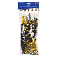 12 Pack Bulk Oversized Metallic Tassel Garland