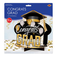 12 Pack Bulk 3-D Congrats Grad Centerpiece
