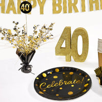 12 Pack Bulk Happy Birthday Gleam 'N Spray Centerpiece