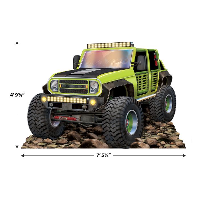 4 Pack Bulk Green Off-Road Truck Stand-Up