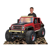 4 Pack Bulk Red Off-Road Truck Stand-Up